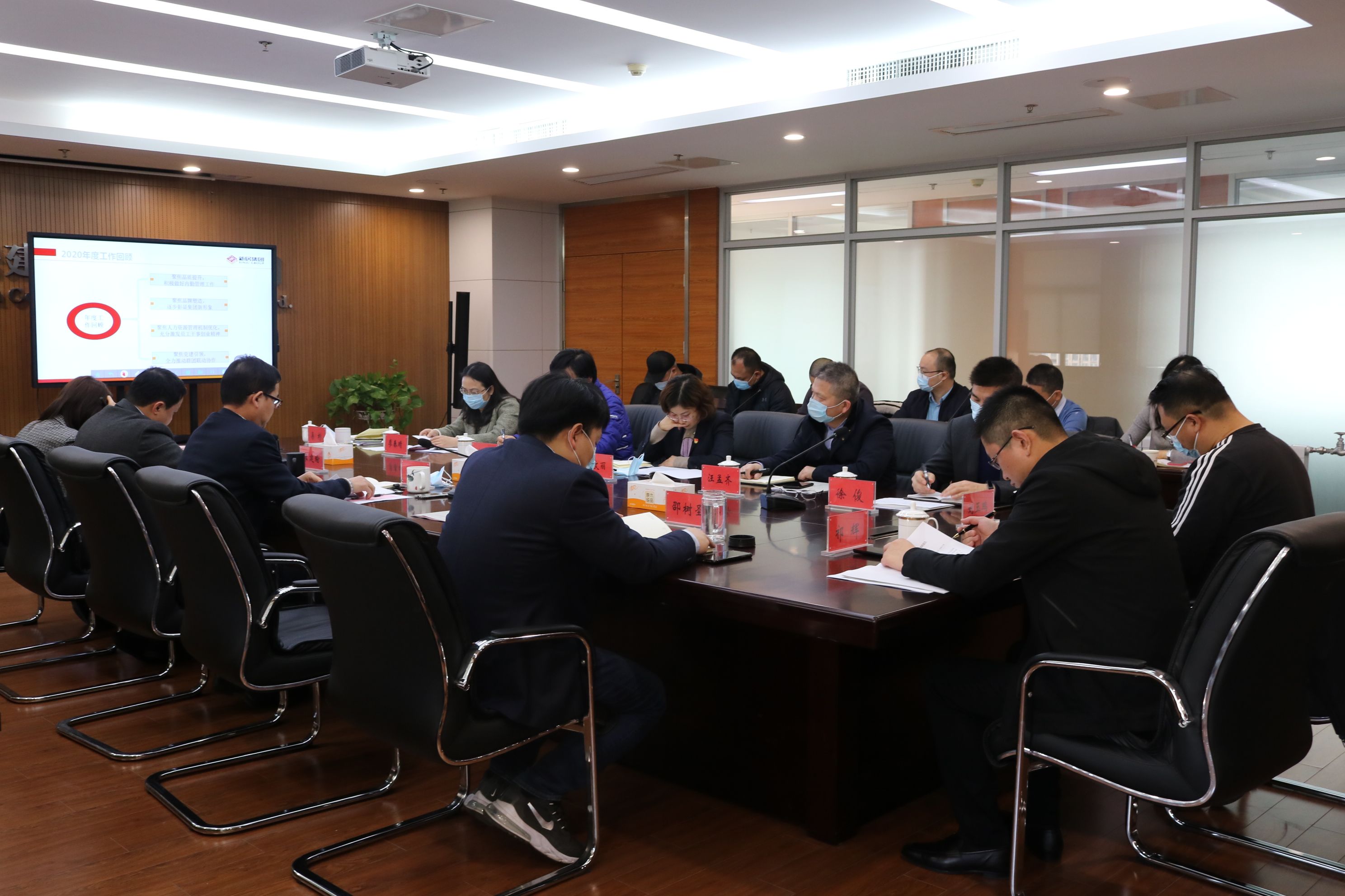 新居集团召开2020年度部门（子公司）述职汇报暨工作务虚会